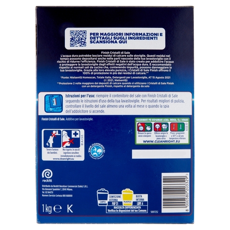 Finish Cristalli di Sale cura lavastoviglie 1000 gr
